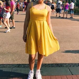 Yellow Floral Sundress